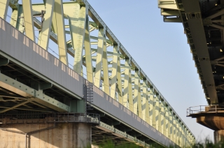 常磐線/利根川鉄橋/取手市